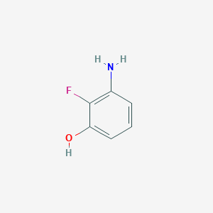 molecular formula C6H6FNO B105762 3-氨基-2-氟苯酚 CAS No. 1186326-66-8