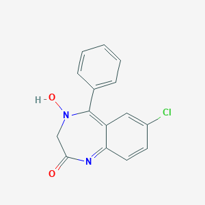 molecular formula C15H11ClN2O2 B105763 地莫西泮 CAS No. 963-39-3