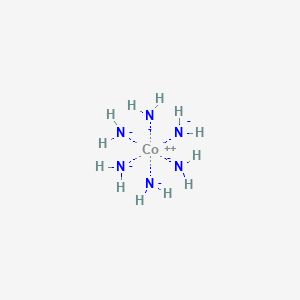 molecular formula CoH12N6-4 B105768 hexaamminecobalt(II) CAS No. 15365-75-0
