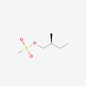 molecular formula C6H14O3S B010577 (S)-(+)-2-Methylbutyl methanesulfonate CAS No. 104418-40-8