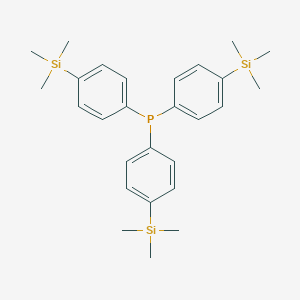 molecular formula C27H39PSi3 B105771 Phosphine, tris[p-(trimethylsilyl)phenyl]- CAS No. 18848-96-9
