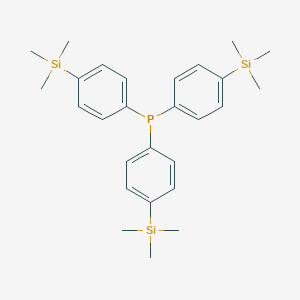 molecular formula C27H39PSi3 B105771 Phosphine, tris(4-(trimethylsilyl)phenyl)- CAS No. 18848-96-9
