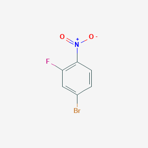 molecular formula C6H3BrFNO2 B105774 4-溴-2-氟-1-硝基苯 CAS No. 321-23-3