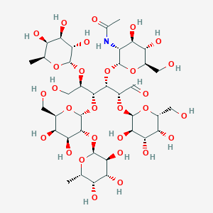 molecular formula C38H65NO29 B105781 Lacto-N-difucohexaose CAS No. 16789-38-1