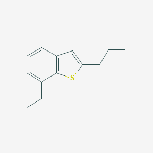 molecular formula C13H16S B105782 7-Ethyl-2-propyl-1-benzothiophene CAS No. 16587-46-5