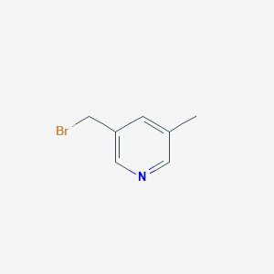 molecular formula C7H8BrN B105789 3-(溴甲基)-5-甲基吡啶 CAS No. 120276-47-3