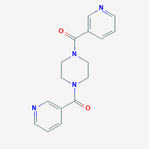molecular formula C16H16N4O2 B105790 1,4-Dinicotinoylpiperazine CAS No. 17433-19-1