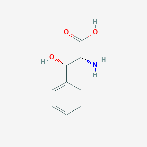 molecular formula C9H11NO3 B105796 (2R,3S)-2-氨基-3-羟基-3-苯基丙酸 CAS No. 109120-55-0