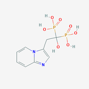 molecular formula C9H12N2O7P2 B105804 Minodronic Acid CAS No. 180064-38-4