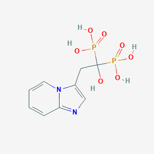 molecular formula C9H12N2O7P2 B105804 Minodronic acid CAS No. 180064-38-4