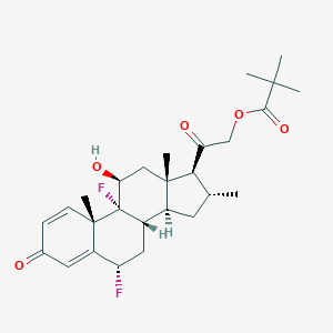 molecular formula C27H36F2O5 B105806 Diflucortolone pivalate CAS No. 15845-96-2