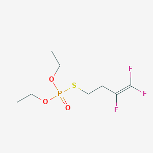 molecular formula C8H14F3O3PS B105807 Phosphorothioic acid, O,O-diethyl S-(3,4,4-trifluoro-3-butenyl) ester CAS No. 16499-75-5