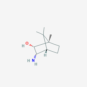 molecular formula C₁₀H₁₉NO B105815 (1R-(2-endo,3-exo))-3-Amino-1,7,7-trimethylbicyclo(2.2.1)heptan-2-ol CAS No. 29900-93-4