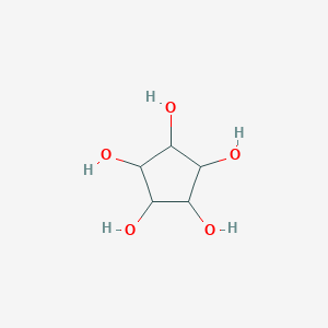 molecular formula C5H10O5 B105819 1,2,3,4,5-Cyclopentanepentol CAS No. 18939-02-1