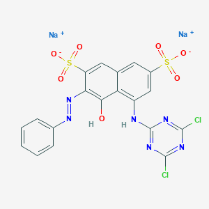 molecular formula C19H10Cl2N6Na2O7S2 B105821 C.I. Reactive red 2 CAS No. 17804-49-8