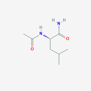 molecular formula C8H16N2O2 B105827 AC-Leu-NH2 CAS No. 16624-68-3