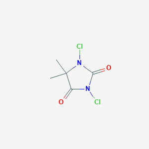 molecular formula C5H6Cl2N2O2 B105842 1,3-Dichloro-5,5-dimethylhydantoin CAS No. 118-52-5