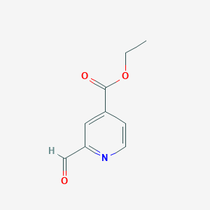 molecular formula C9H9NO3 B105856 Ethyl 2-formylisonicotinate CAS No. 21908-08-7