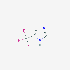 molecular formula C4H3F3N2 B105867 4-(Trifluoromethyl)-1H-imidazole CAS No. 33468-69-8