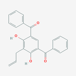 molecular formula C23H18O4 B010588 2-Allyl-4,6-dibenzoylresorcinol CAS No. 102593-74-8
