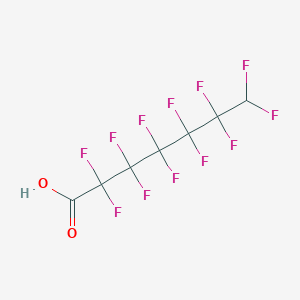 molecular formula C7H2F12O2 B105884 2,2,3,3,4,4,5,5,6,6,7,7-Dodecafluoroheptanoic acid CAS No. 1546-95-8