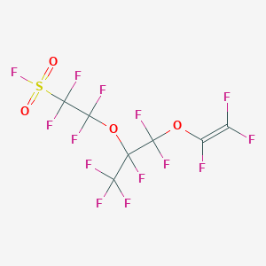 molecular formula C7F14O4S B105886 Perfluoro(4-methyl-3,6-dioxaoct-7-ene)sulfonyl fluoride CAS No. 16090-14-5