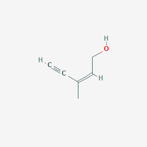 molecular formula C6H8O B105893 (Z)-3-Methylpent-2-en-4-yn-1-ol CAS No. 6153-05-5
