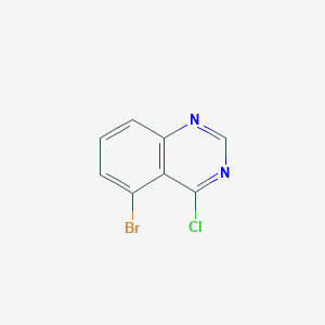 molecular formula C8H4BrClN2 B105909 5-溴-4-氯喹唑啉 CAS No. 2148-38-1