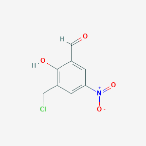 3-Chloromethyl-5-nitrosalicylaldehyde