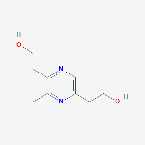 molecular formula C9H14N2O2 B105947 2,2'-(3-Methylpyrazine-2,5-diyl)diethanol CAS No. 96681-84-4
