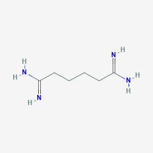 molecular formula C6H14N4 B105952 Hexanediimidamide CAS No. 15411-52-6