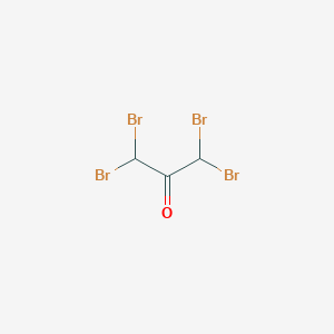molecular formula C3H2Br4O B105956 1,1,3,3-Tetrabromoacetone CAS No. 22612-89-1