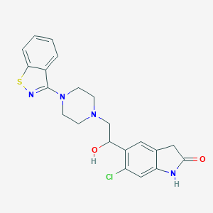 molecular formula C21H21ClN4O2S B105963 Hydroxy Ziprasidone CAS No. 884305-08-2