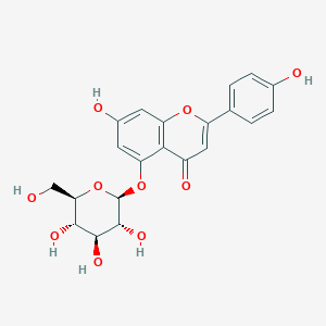 molecular formula C21H20O10 B105964 Apigenin 5-O-beta-D-glucopyranoside CAS No. 28757-27-9
