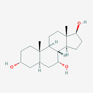 molecular formula C19H32O3 B105965 5alpha-Androstane-3alpha,7alpha,17beta-triol CAS No. 19316-58-6