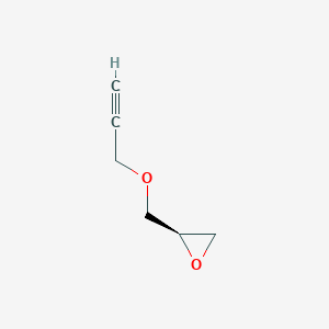 molecular formula C6H8O2 B105969 (R)-2-((prop-2-yn-1-yloxy)methyl)oxirane CAS No. 18130-30-8