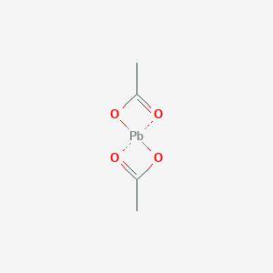 molecular formula C2H4O2Pb B105971 Plumbane, bis(acetyloxy)- CAS No. 15347-57-6