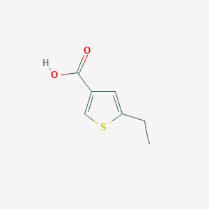 molecular formula C7H8O2S B105977 5-Ethylthiophene-3-carboxylic acid CAS No. 19156-51-5