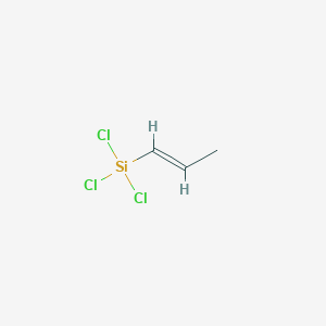 molecular formula C3H5Cl3Si B105980 trichloro-[(E)-prop-1-enyl]silane CAS No. 18083-37-9
