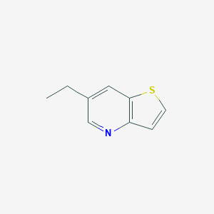 molecular formula C9H9NS B105985 6-Ethylthieno[3,2-b]pyridine CAS No. 18366-60-4