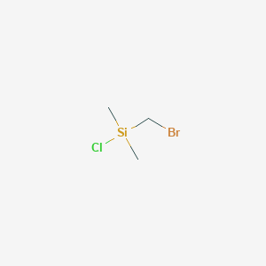 molecular formula C3H8BrClSi B105987 （溴甲基）氯二甲基硅烷 CAS No. 16532-02-8