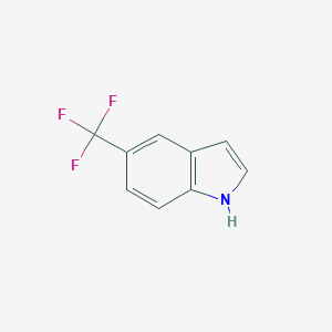 molecular formula C9H6F3N B010600 5-(Trifluoromethyl)indole CAS No. 100846-24-0
