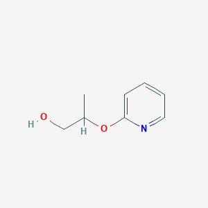 molecular formula C8H11NO2 B106006 2-(Pyridin-2-yloxy)propan-1-ol CAS No. 133457-51-9