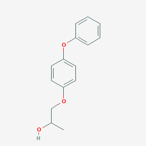 molecular formula C15H16O3 B106007 1-(4-Phenoxyphenoxy)-2-propanol CAS No. 57650-78-9