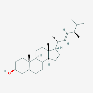 molecular formula C28H46O B106021 (22E)-Ergosta-7,22-diene-3beta-ol CAS No. 17608-76-3