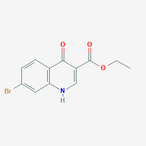molecular formula C12H10BrNO3 B106026 Ethyl 7-bromo-4-hydroxyquinoline-3-carboxylate CAS No. 208580-23-8