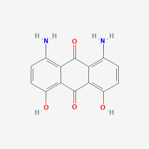 molecular formula C14H10N2O4 B106041 1,8-Diamino-4,5-dihydroxyanthraquinone CAS No. 128-94-9