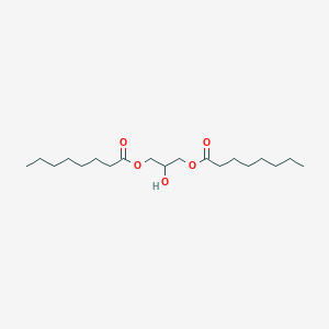 molecular formula C19H36O5 B106050 1,3-二辛酸甘油酯 CAS No. 1429-66-9
