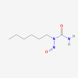 molecular formula C7H15N3O2 B106075 1-Hexyl-1-nitrosourea CAS No. 18774-85-1