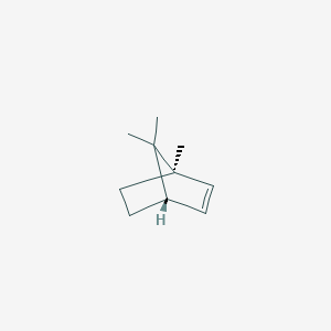 molecular formula C10H16 B106078 (1R,4S)-1,7,7-trimethylbicyclo[2.2.1]hept-2-ene CAS No. 18383-34-1